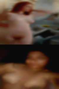 Nude woman encounters College casual Park.