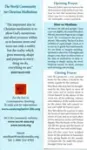 Meditation Bookmarks- Pack of 25