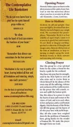 Meditation Bookmarks- Pack of 25