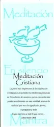 Folleto- La Comunidad Mudial Para la MeditatciÃ³n Cristiana