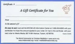 Gift Certificate - Printed